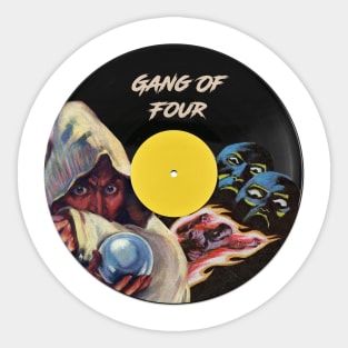 Gang Of Four Vynil Pulp Sticker